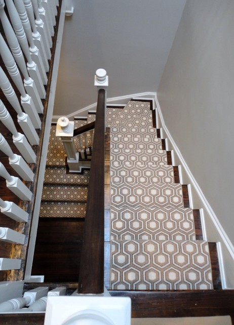 Georgetown Townhouse transitional-staircase