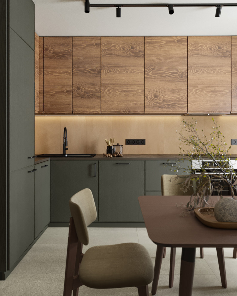 Проект двухкомнатной квартиры в Воронеже  Площадь: 75,2 м2.