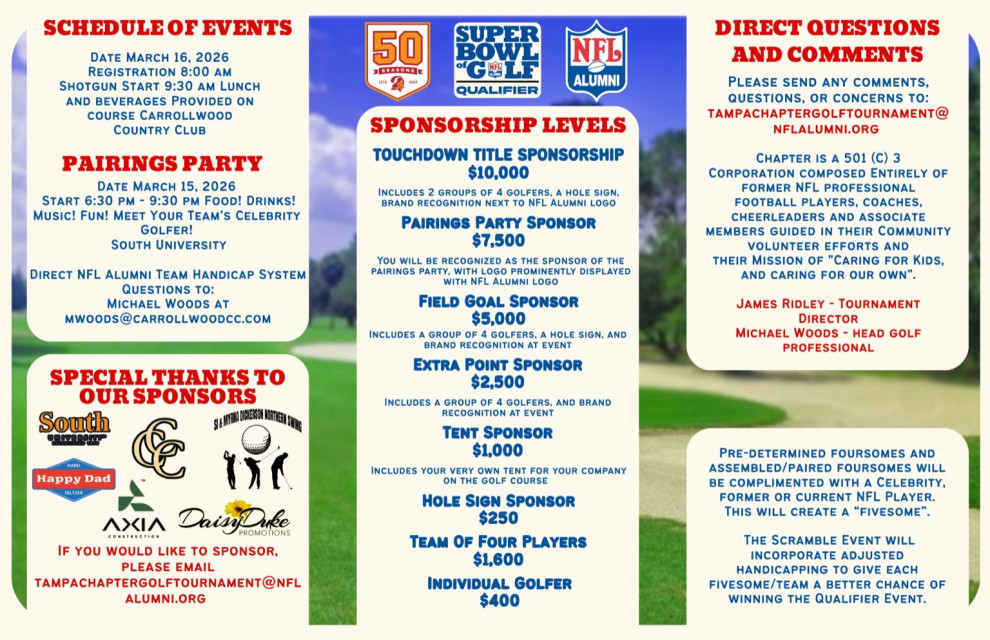 AXIA Championship Impact Series: NFL Alumni Qualifier