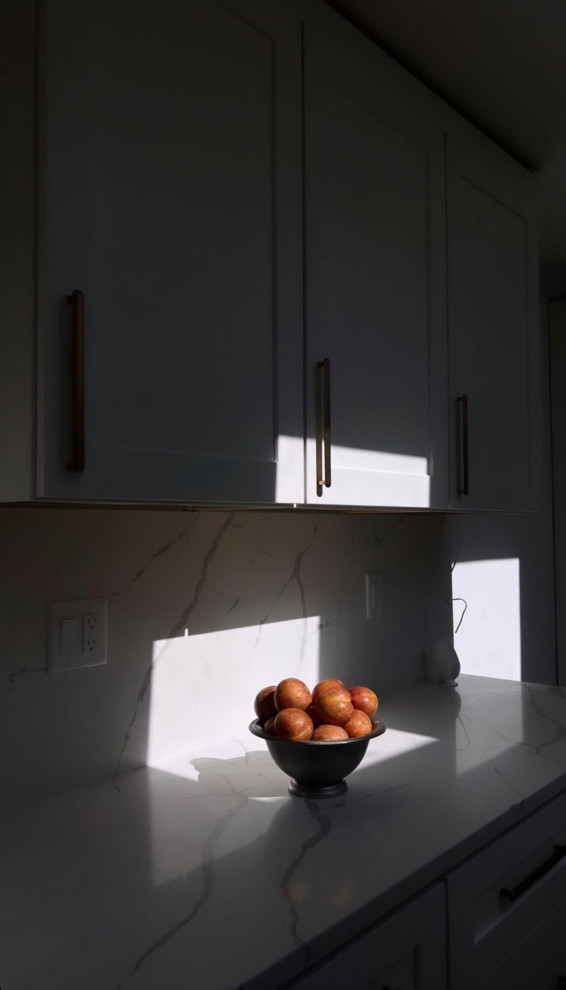 Kitchen - modern kitchen idea in Seattle