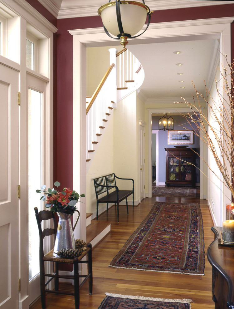 Photo of a traditional entry hall in Baltimore.
