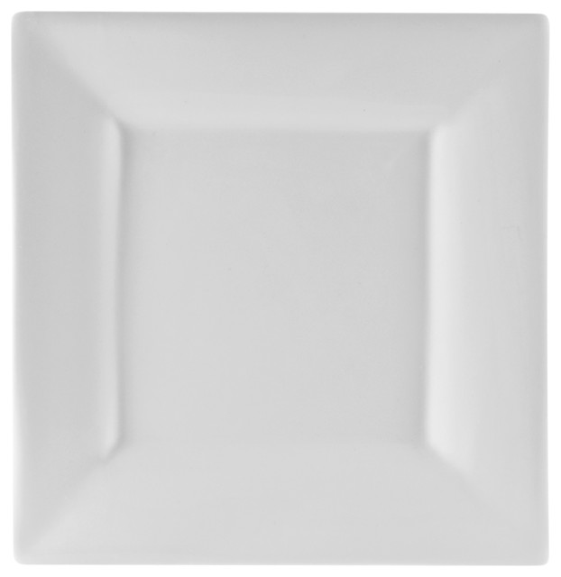 Whittier Squares Charger Plates, Set of 4 Contemporary Charger