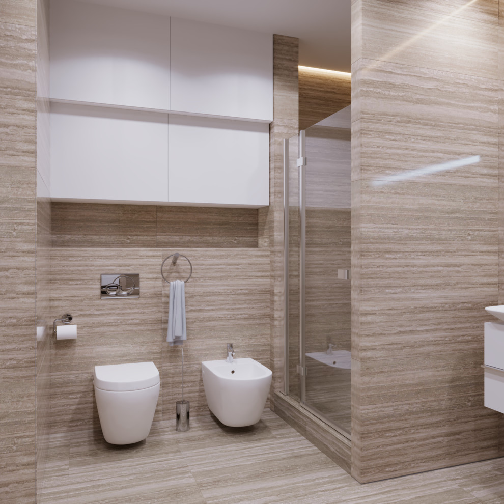 Ванная комната квартиры в ЖК «Триумф»