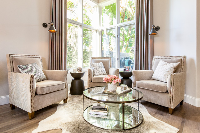 Carmel Valley mediterraneo-salon