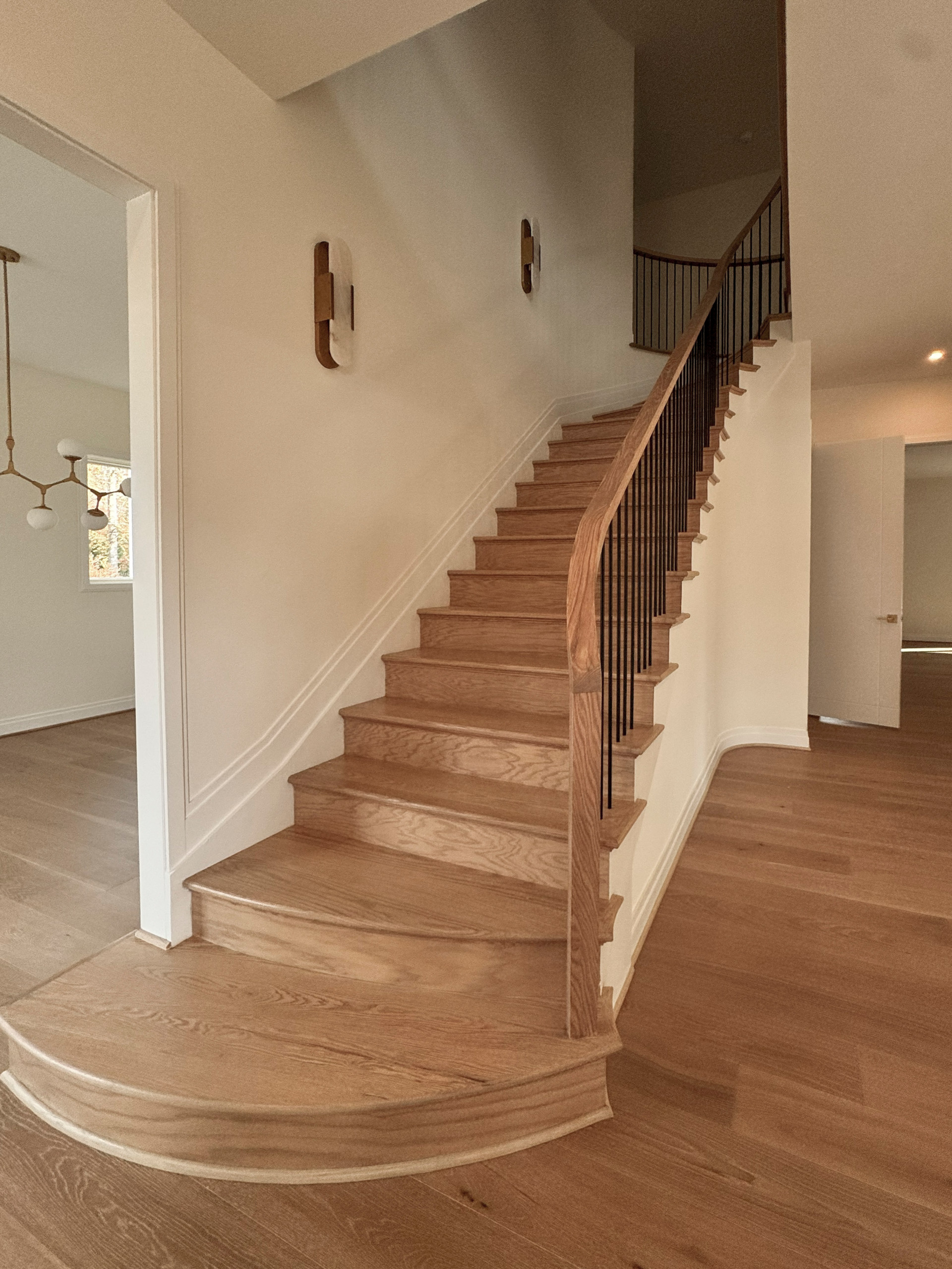 144_Attractive Transitional Staircase in Impressive Modern Home, Vienna VA 22180