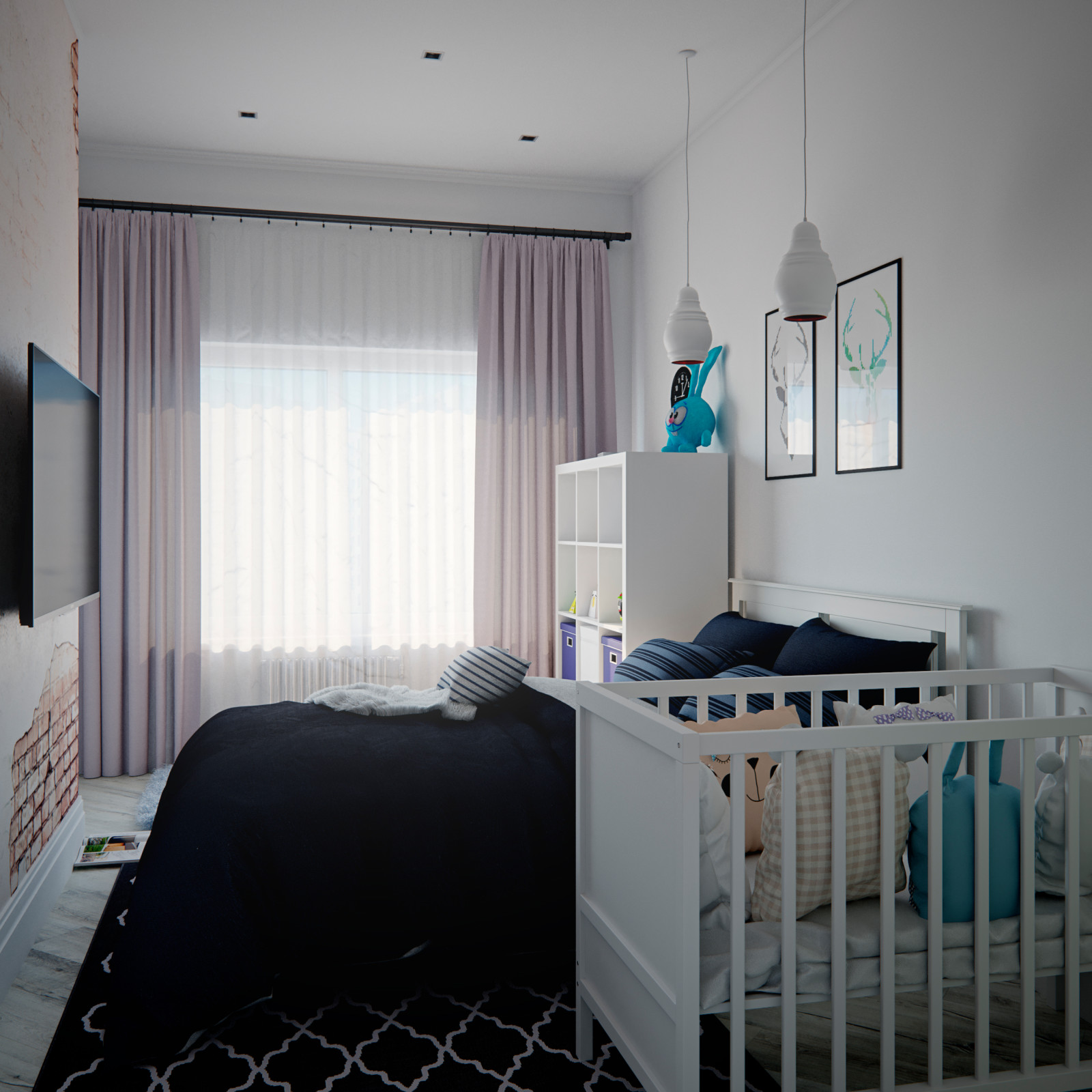 Проект отделки квартиры 44м2 в ЖК "Ривер Парк"