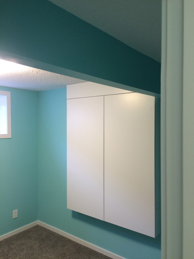 Minimalist basement photo in Calgary