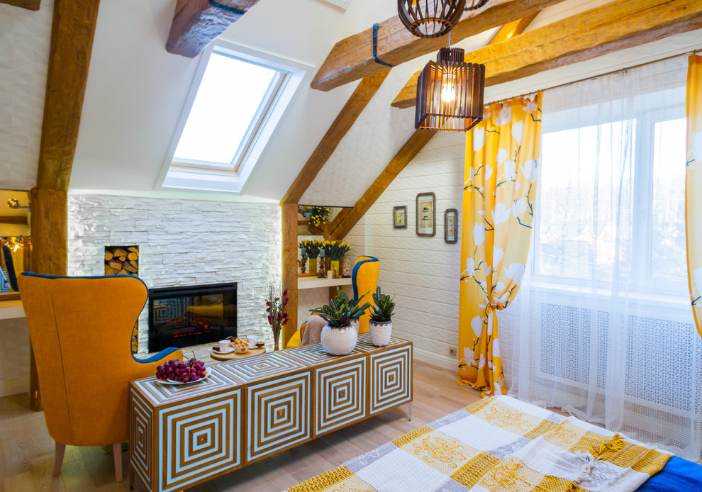 Яркие спальни