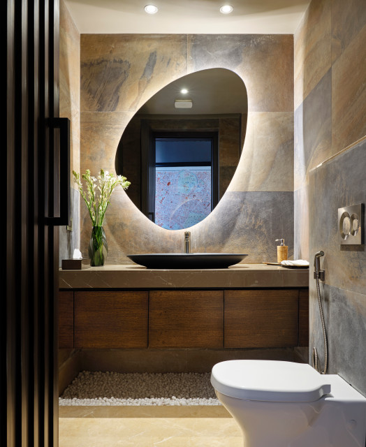 Backlit Bathroom Mirrors, Unusual Bathroom Mirror With Lights India