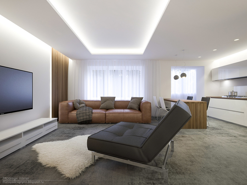 Интерьер однокомнатной квартиры.