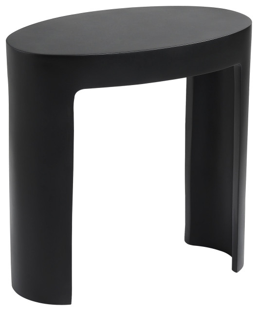 Ancona 17" Pure Acrylic Stone Bathroom Shower Bench, Matte Black ...