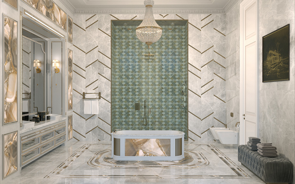 Ванная комната в сталинском доме на Фрунзенской набережной