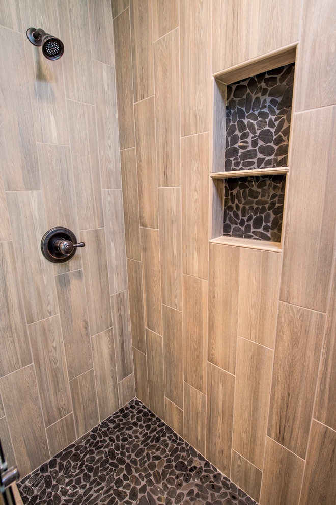 Home design - rustic home design idea in Seattle