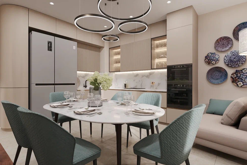 Ремонт квартиры в спокойных и теплых тонах