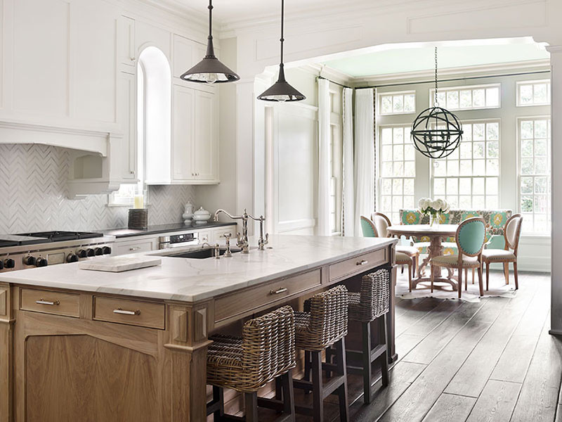Inspiration for a transitional kitchen in Atlanta.