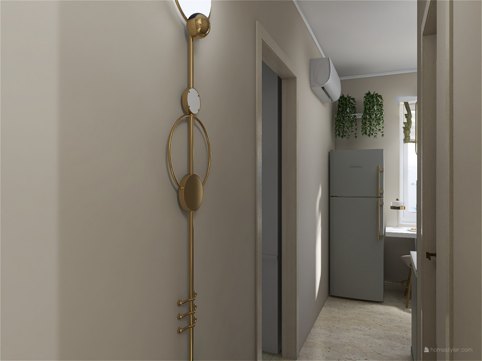 Однокомнатная квартира в стиле неокласики