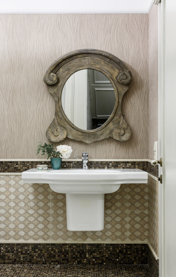 Интерьер дуплекса в поселке Бристоль Московская область часть. Левое крыло