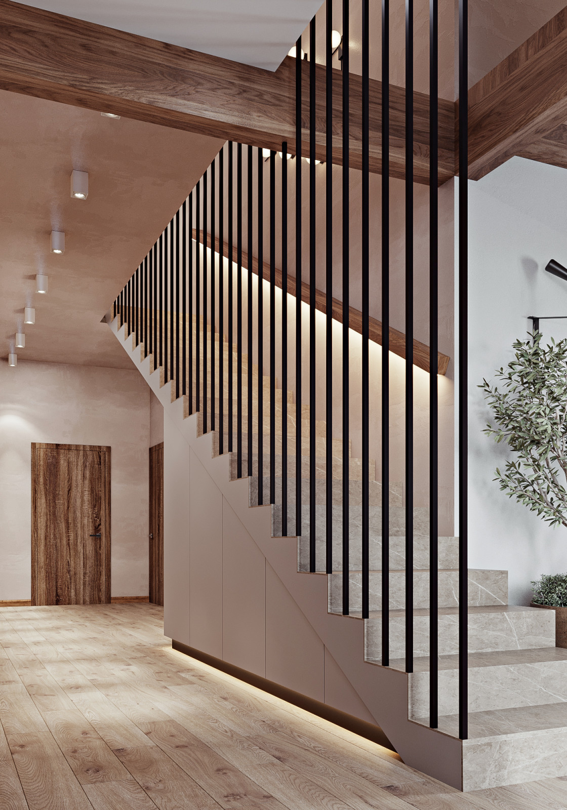 Дизайн интерьера дома в Новофедоровском