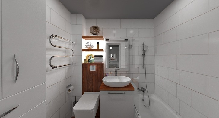 "Всё в одном" -  проект однокомнатной квартиры