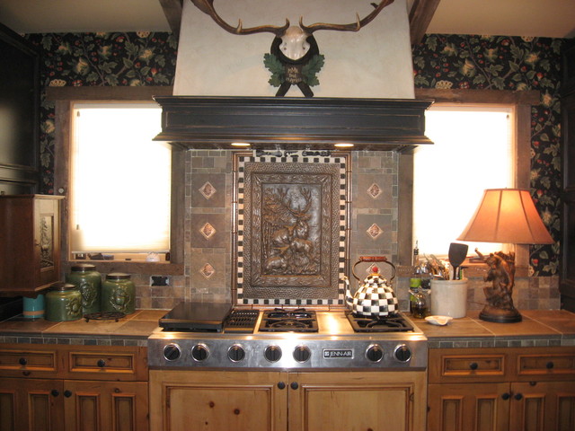 Near Telluride Colorado Mountain Cabin Traditional Kitchen