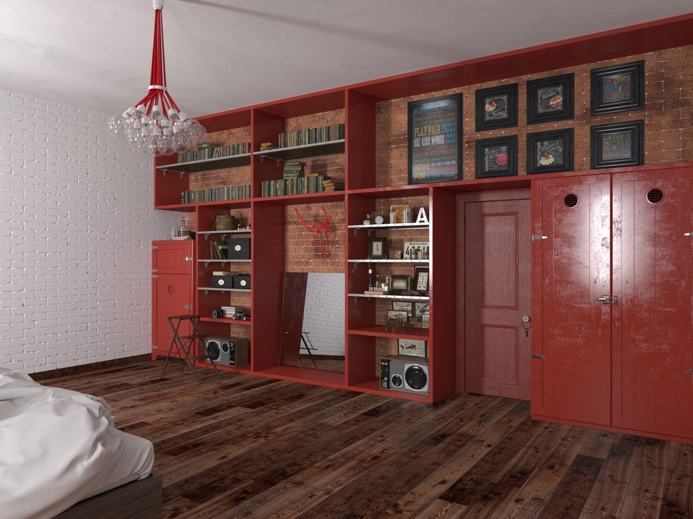 Спальня лофт