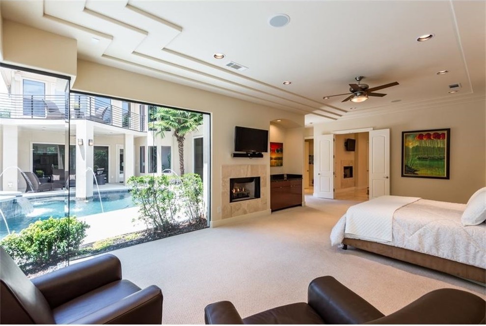 Mediterranean Inspired, Contemporary Home Build | Home Theatre & Pool