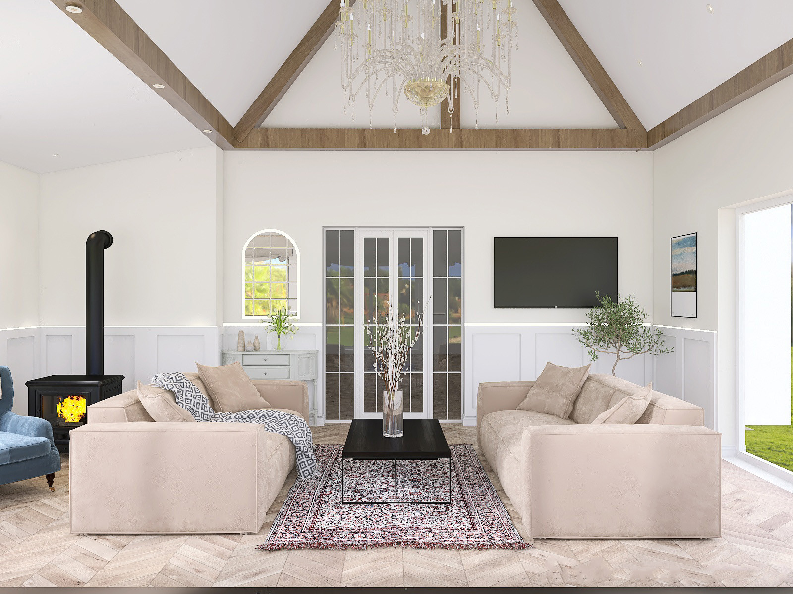 Квартира в немецком дом е в неоклассическом стиле