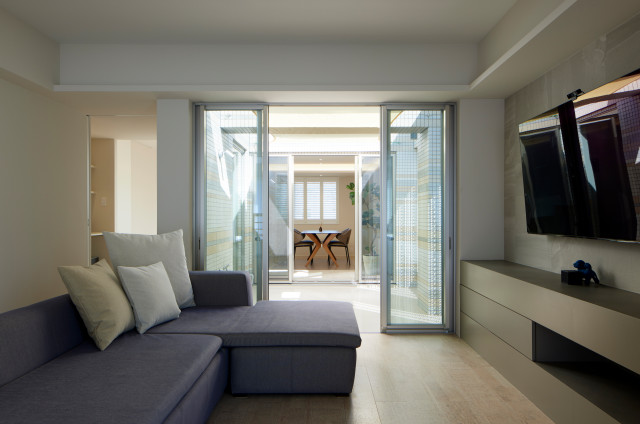 八広の家 contemporain-salon