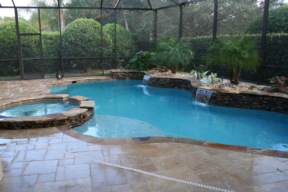 Design ideas for a tropical pool in Orlando.