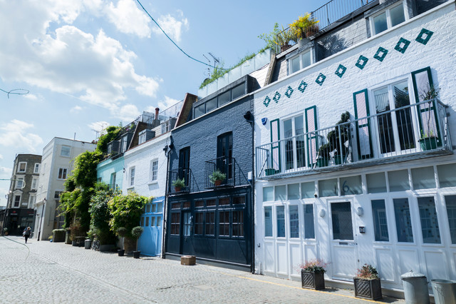 Beautiful Notting Hill mews house - St Luke's Mews, Notting Hill, London nyklassisk-fasad