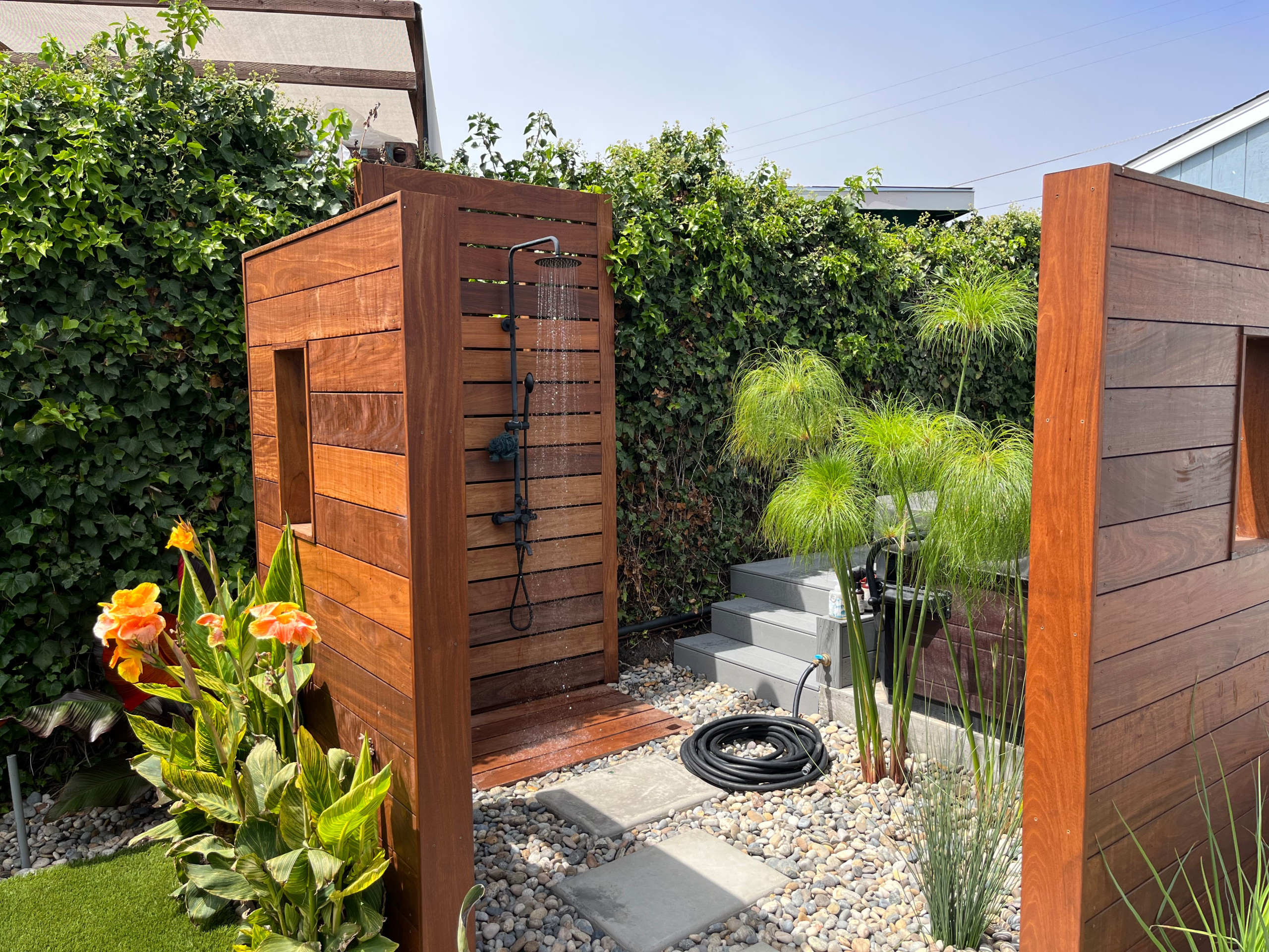 Surfer's backyard retreat