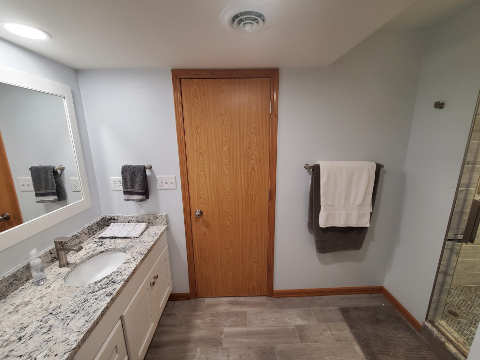 Finished basement bathroom