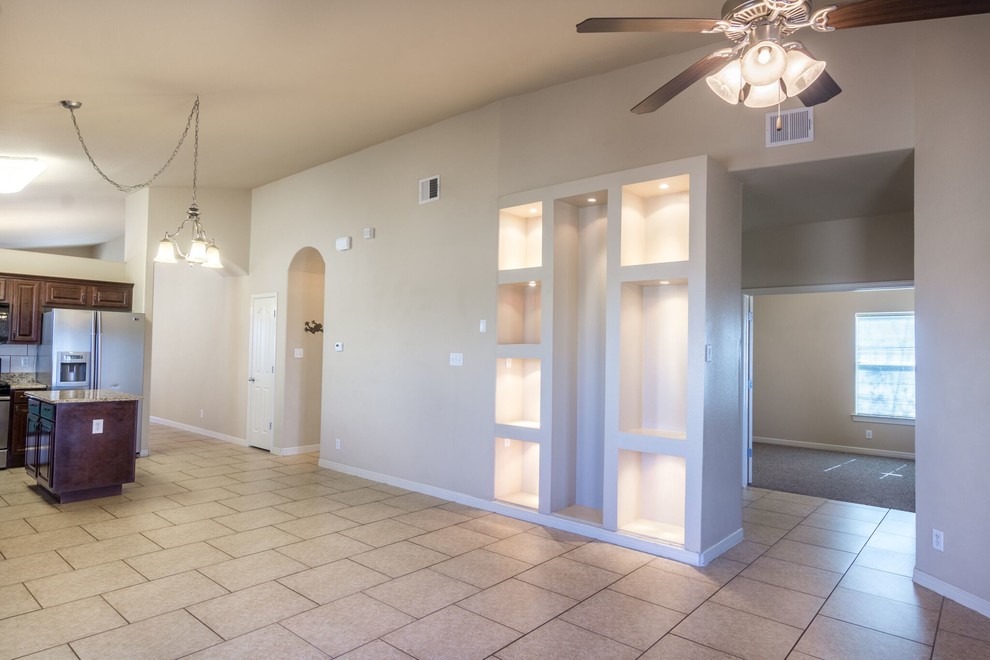 Inspiration for a transitional home design remodel in Austin