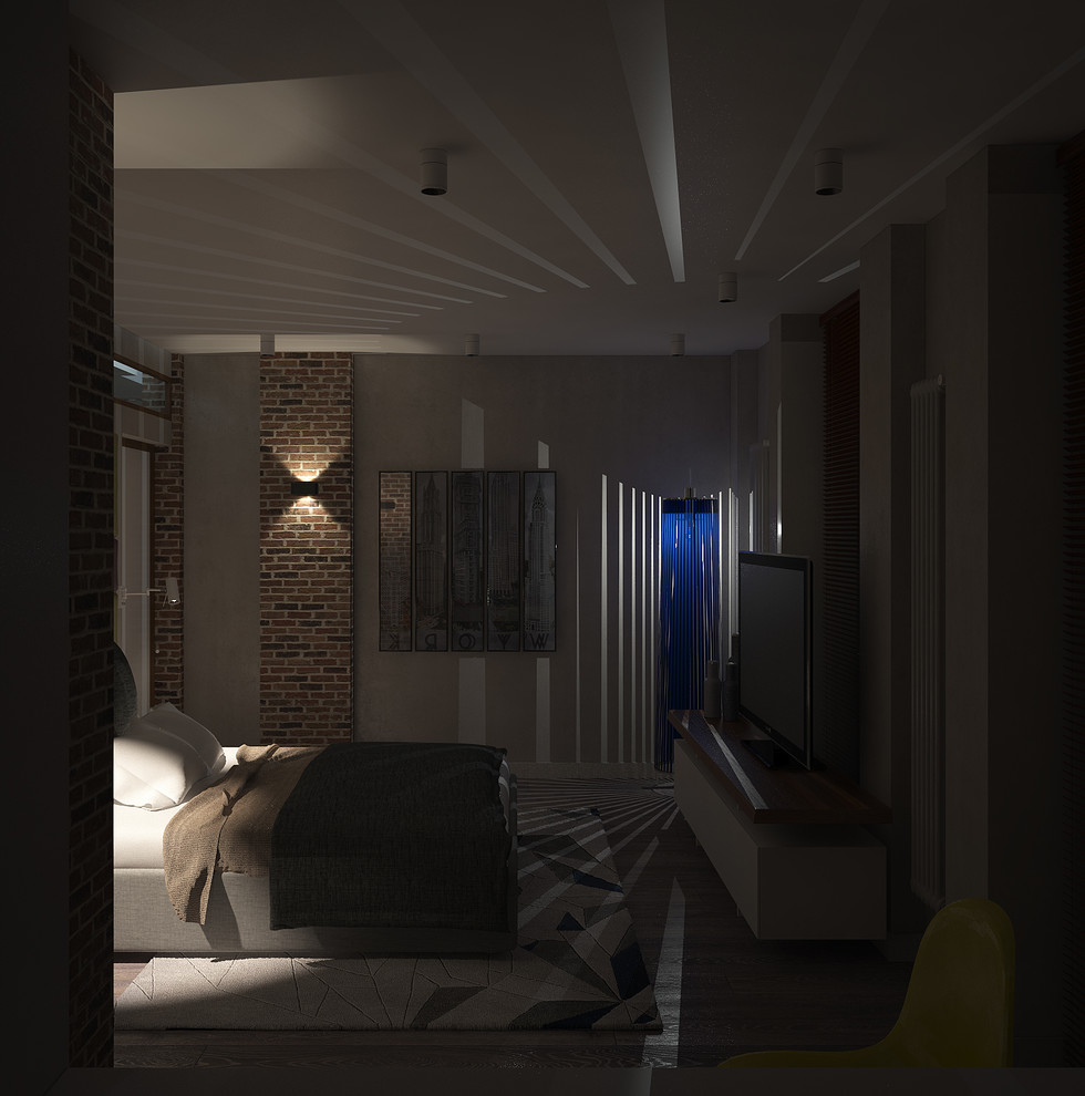 Дизайн-проект квартиры со свободной планировкой, Нижний Новгород