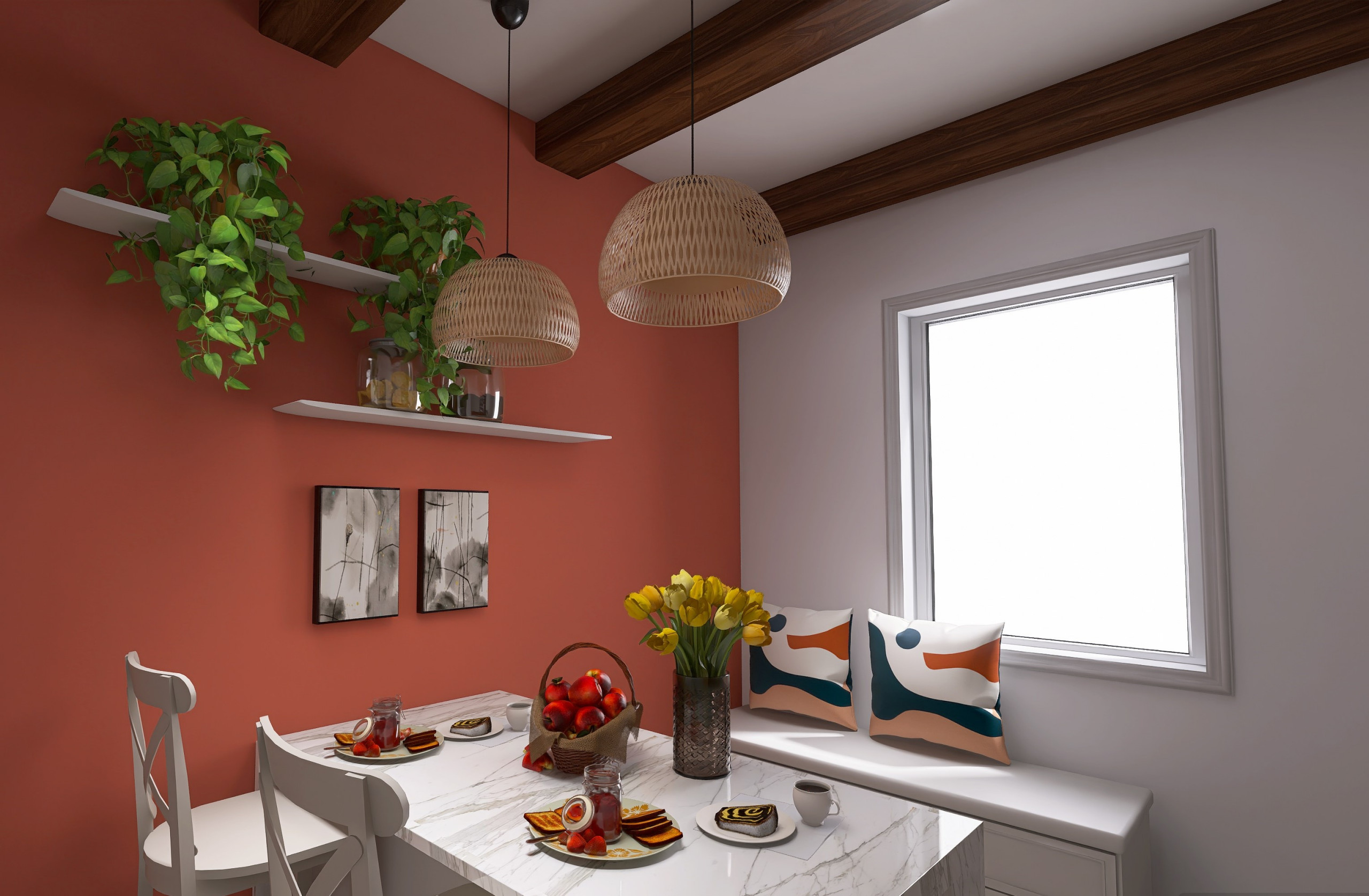 Living in stile "Modern Farm"