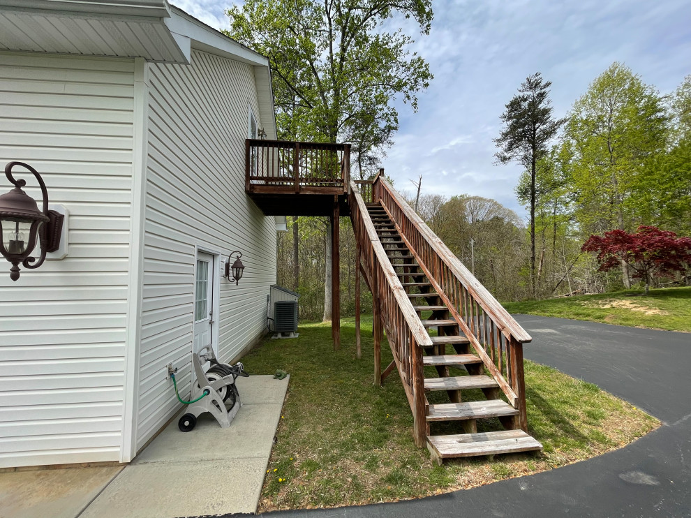 High elevation deck