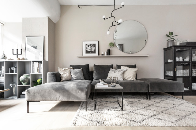 Aalborg コンテンポラリー-リビング居間