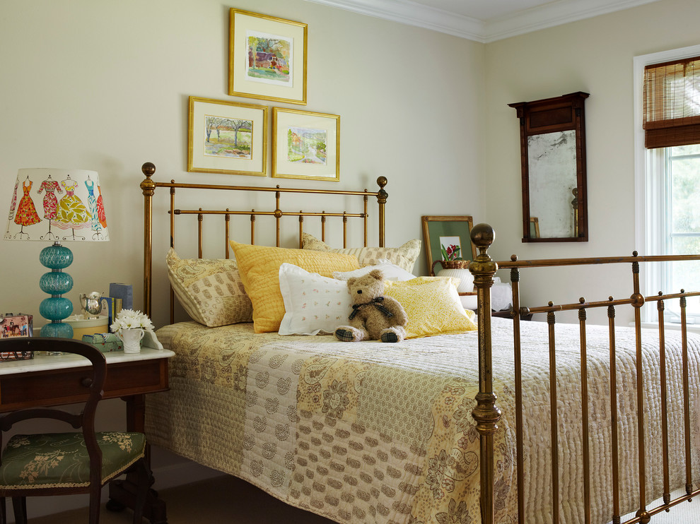 Inspiration for a transitional bedroom remodel in Miami