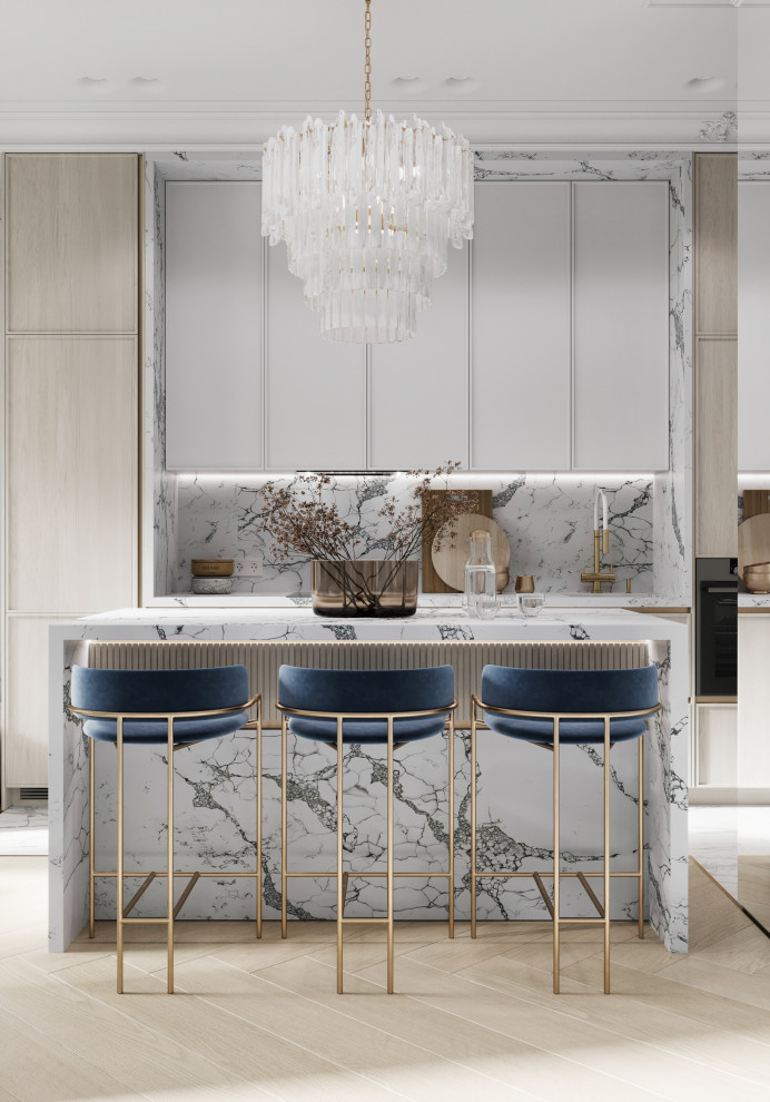 Однокомнатная квартира в стиле современной классики