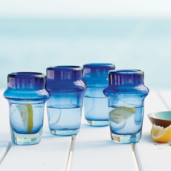 Mediterranean Blue Glassware