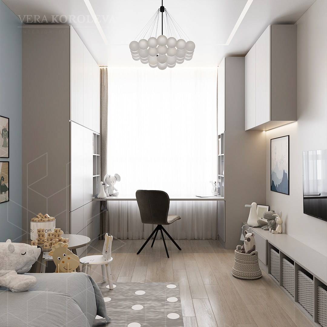 Дизайн-проект двухкомнатной квартиры в Москве в ЖК "Первый Московский"