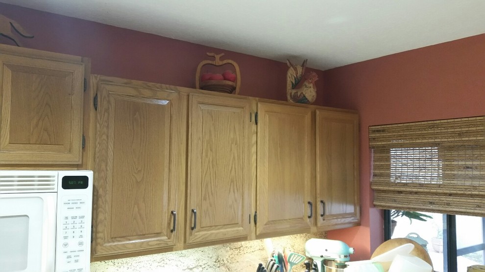 Gina and John's Painted Kitchen Hot Springs Stone