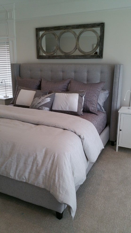 Photo of a contemporary bedroom in Little Rock.