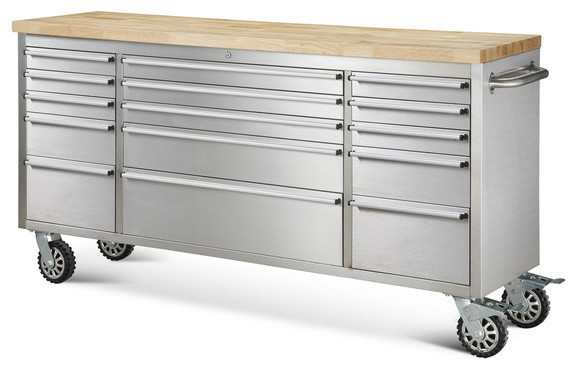 Thor Kitchen 72 Tool Chest With 15 Drawers Contemporary Garage Thor Kitchen 72 Tool Chest With 15 Drawers Contemporary Garage And Storage By Royal Genesis Corp
