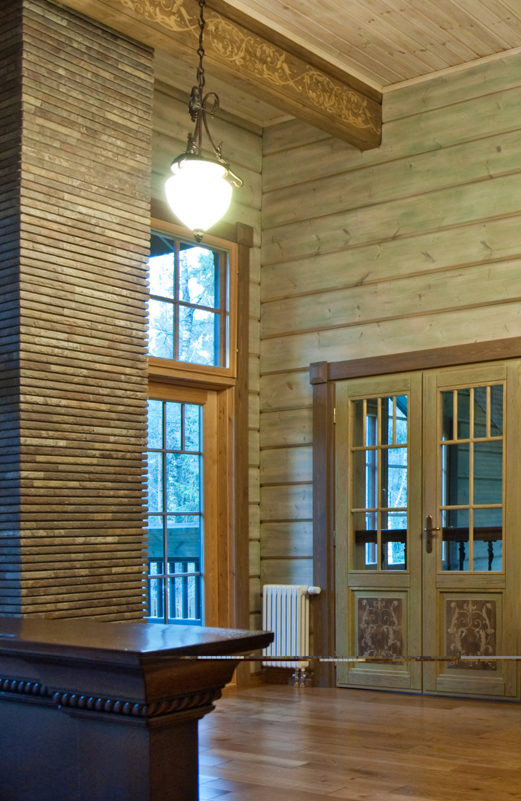 Частный деревянный дом. В соавторстве с Анастасией Гавриловой.