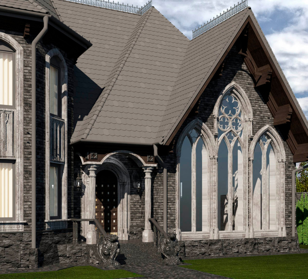 Частный дом в готическом стиле