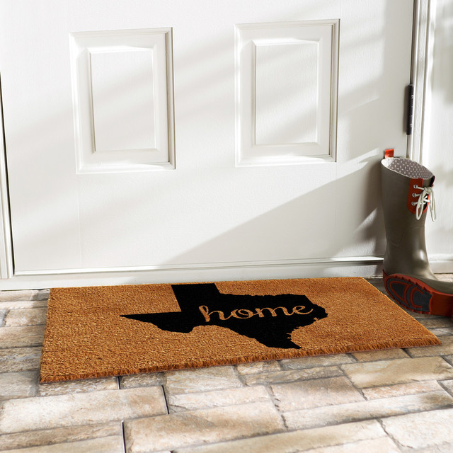 Texas Doormat Contemporary Doormats by Home & More Houzz