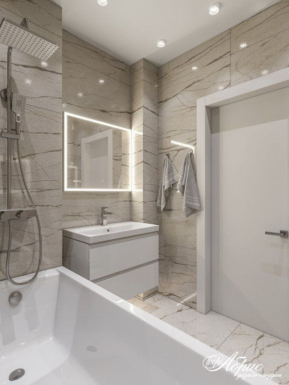 Дизайн интерьера двухкомнатной квартиры (ЖК Южный)