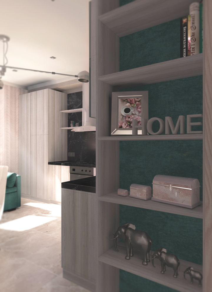 Дизайн проект 1-но комнатной квартиры для сдачи в аренду