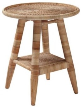 Natural Woven Side Table